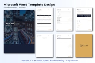 create a custom microsoft word templates