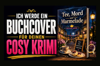 ein buchcover fur deinen cosy krimi erstellen