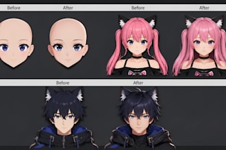 create, edit, fix or rigging any 3d model, including mmd, vrm and vrchat