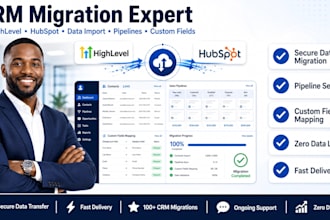 crm migration expert gohighlevel hubspot data import pipelines custom fields