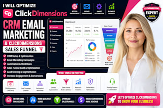 optimize clickdimension crm email marketing clickdimension sales funnel