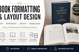 fix KDP errors format amazon KDP ebook or print paperback book layout with cover