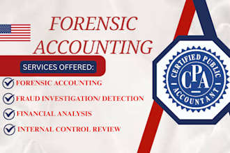 do forensic accounting, forensic audit, fraud investigation and analysis