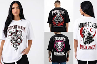 design y2k streetwear, edgy graphic, and bootleg rap tshirts