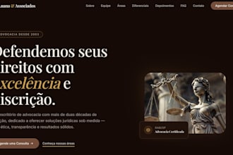 make a landing page