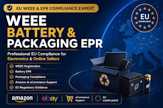 register weee, battery and packaging epr for eu compliance