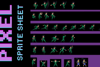 do pixel art sprite sheet pixel art nsfw sprite sheet animation for video games