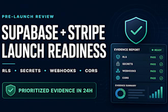audit your supabase rls and stripe setup before launch
