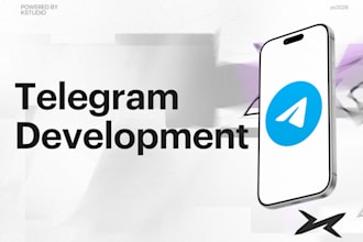 develop a telegram bot using python