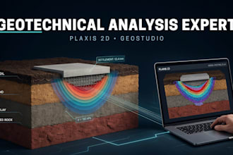 do geotechnical engineering analysis and simulation with plaxis 2d and geostudio