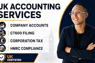 prepare UK limited company accounts and file ct600 corporation tax