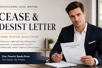 draft cease and desist letter demand legal notice for defamation and harassment