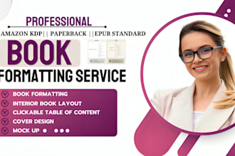 format paperback, hardcover book formatting, epub for amazon KDP and ingramspark
