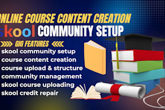 skool community promotion, skool online community setup, skool course promotion