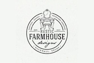 design custom vintage, retro hand lettering logo
