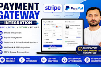 do payment API development and payment gateway integration