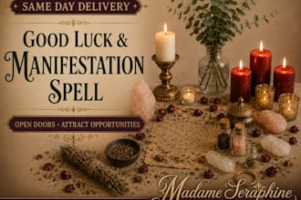 cast a powerful good luck and manifestation spell for success