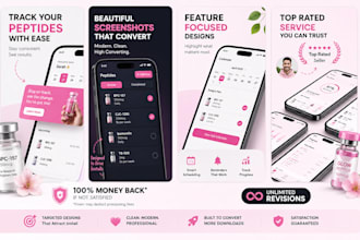 high converting aso app store screenshots, ios and android
