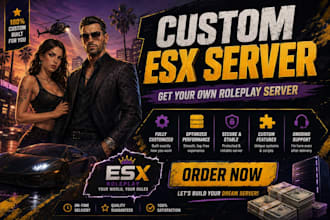 create an optimized fivem esx server
