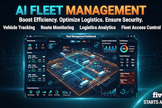 develop fleet management vehicle tracking and logistics monitoring system