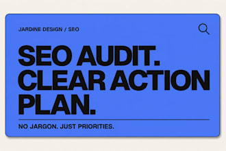 audit your website SEO and give you a clear action plan