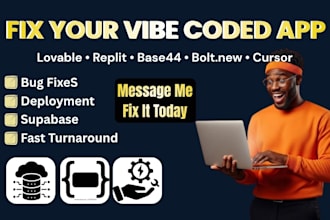 fix bugs in your lovable, replit, base44, or boltnew app