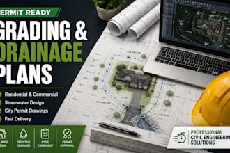design permit ready grading drainage and stormwater plans