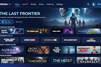 develop custom iptv app with admin panel roku samsung tizen lg smart tv app