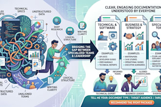 write clear technical documentation, reports, or whitepaper
