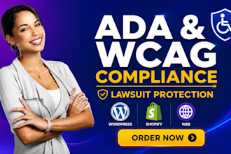 do ada, wcag, wordpress, shopify, section 508, PDF  vpat compliance