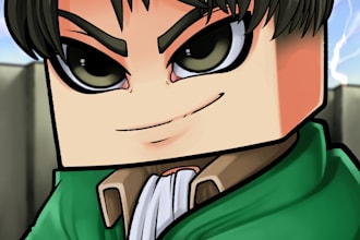 draw a custom minecraft cartoon profile picture