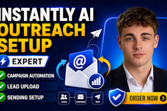 setup instantly ai cold email outreach and campaign automation