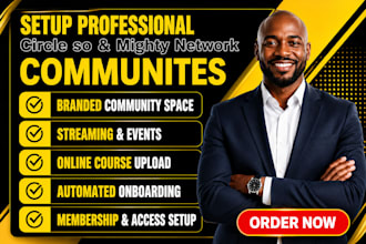 setup circle so community circle so setup mighty network mighty networks