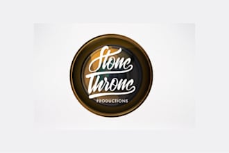 do unique blackletter letter old english font logo design