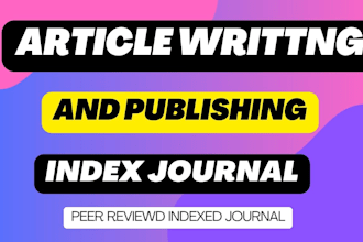 write and publish your research article