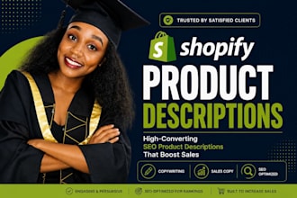 be your shopify product description writer to boost sales