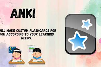 make custom flashcards for you