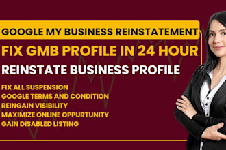 fix suspended or disabled google my business profile, reinstate gmb suspension