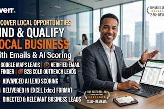 find qualified local business leads with emails in excel