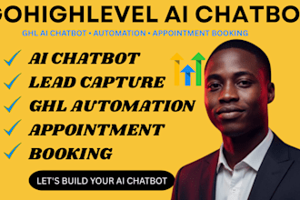 build gohighlevel ai chatbot with automation and appointment booking