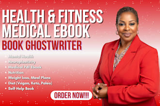ghostwrite health, fitness, medical ebook, mental health, neuroscience book