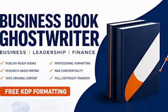 your ebook ghostwriter for business books, ebooks and nonfiction
