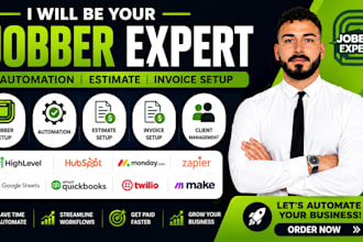be your jobber expert jobber automation jobber estimate invoice setup