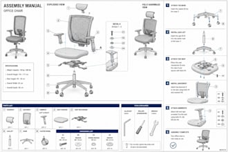 design assembly instruction installation guide user manual and product manual