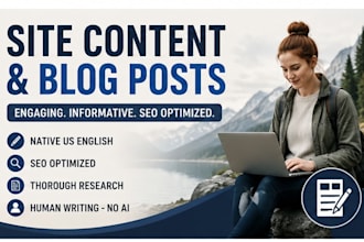 write SEO articles, blog posts, or website content that engage readers