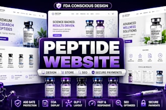 build fda compliant peptide website research peptide store glp1 peptide website