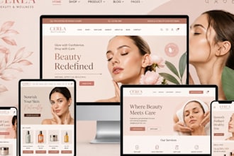 design luxury wix hair salon beauty spa website with online booking