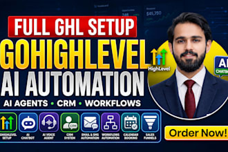 build gohighlevel ai and CRM automation