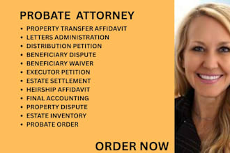 be your ny, ca, florida probate lawyer for property and beneficiary disputes