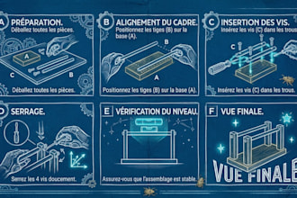 conception PDF manuel de instructions manuel utilisateur guide produit étape